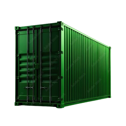 Green intermodal shipping container